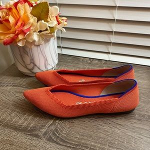 Rothy’s orange points size 6.5